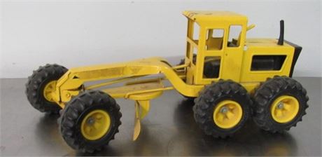 Vintage Steel Road Grader Toy - 18"