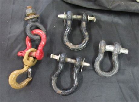 4 Shackles/Hook/Eye