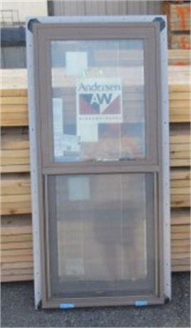 Anderson Single Hung Window, Terratone Sand - 53.5x23.5