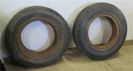 2 Vintage Dayton Wheels