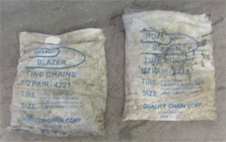 2 Commercial Truck Tire Chains