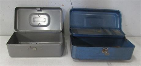 2 Small Lock Boxes