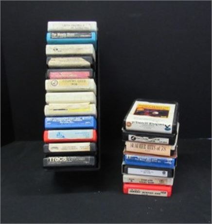 Approx. 18 8 Track Tapes