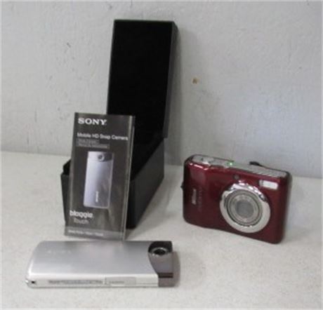 Nikon Coolpix & Sony Bloggie HD Snap Camera