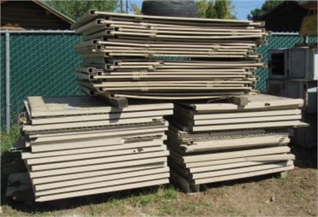 Vinyl Fence Panels - 58"x54" - Approx. 75