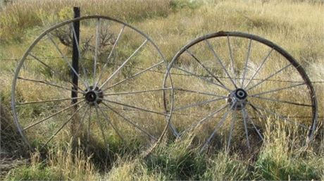 2 Wagon/Implement Wheels - 52"