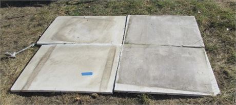 Marble Slabs from Exterior of Stapleton Building - Approx. 40"x30" - 4 Pieces