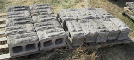 Antique Cement Block - 8x8x16 - 20 Pieces - Not on Pallets