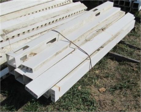Vinyl Fence Post Covers & Rails - 8' Long - Approx.13