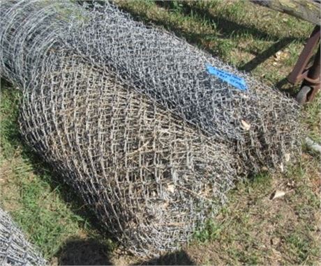 3 Rolls 3' Chain Link Fencing - Approx. 125' Linear Feet