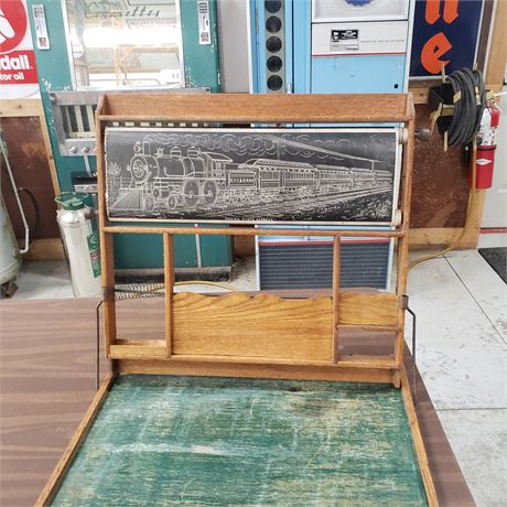 Chautauqua Industrial Art Desk from 1898 to Antique Fledgling Artists Copy Board