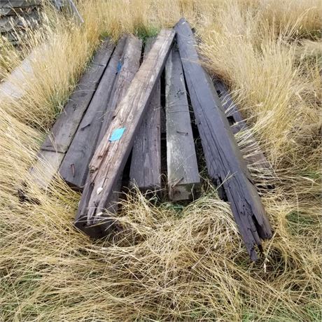 Weathered Timber Posts 4" x 6" x 8' approx.