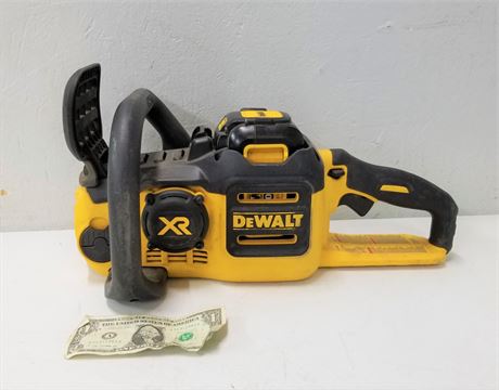 Dewalt Cordless Chainsaw (needs charger, bar, and chain)