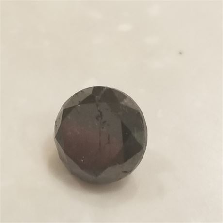 3+ct Black Diamond Round Loose