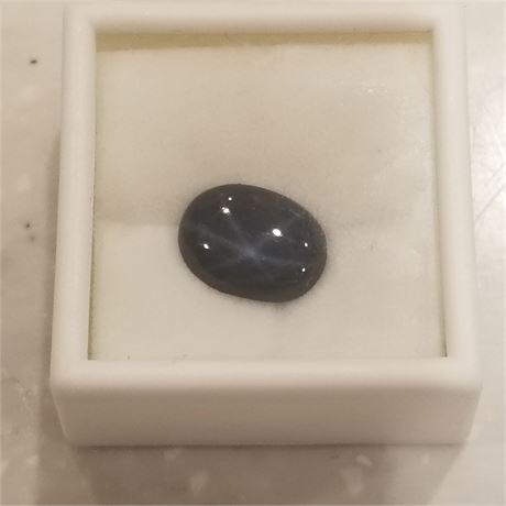 6.93ct Blue Star Sapphire Cabochon 13.5x10mm