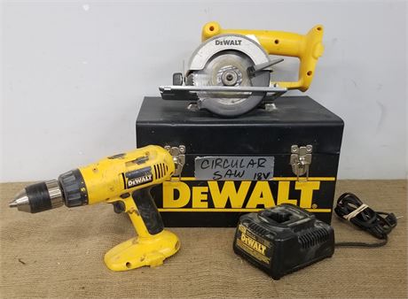 Dewalt 12V Circular Saw & Drill---Needs Battery