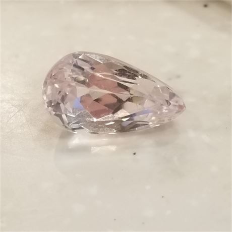 11.75+ Kunzite Pear Loose 9x10mm Gemstone