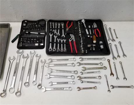 2 Partial Tool Sets/Cases/Wrenches