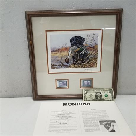 Roger Cruwys Signed & Numbered MT Waterfowl Stamp & Print