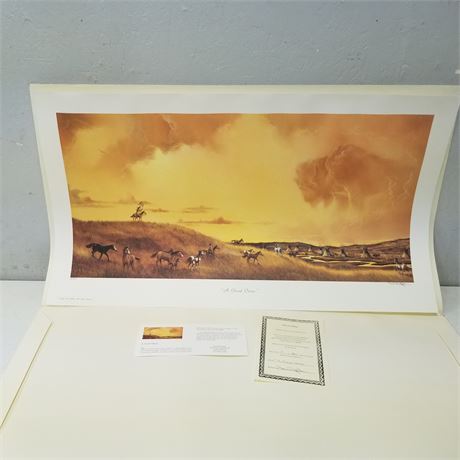 Don Griffiths Signed & Numbered Print "A Good Omen" 7/580