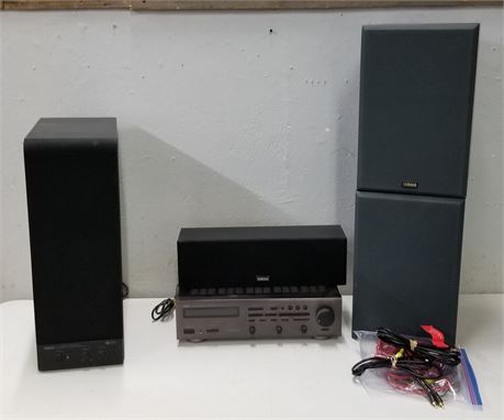 Yamaha Receiver/Speakers/Subwoofer