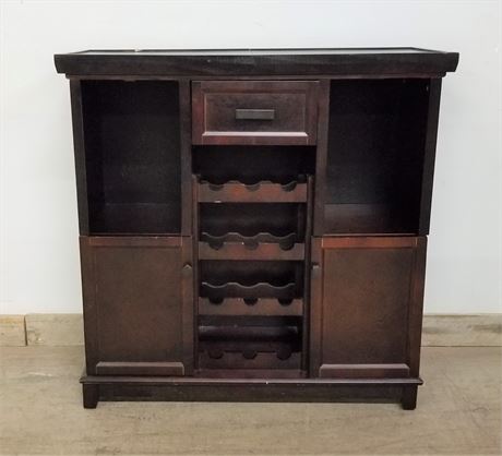 Wine/Liquor Cabinet w/ Extended Top