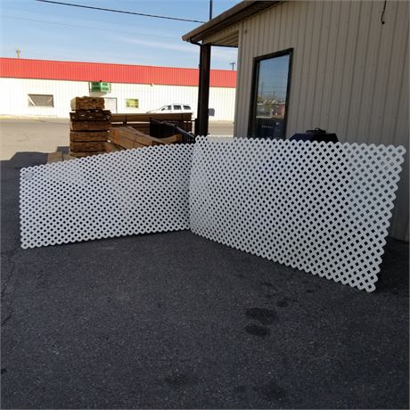 White Life Long Lattice 4'x8'...2pcs