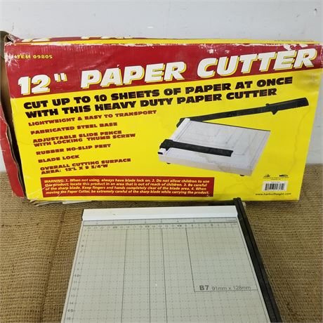 12" Paper Cutter