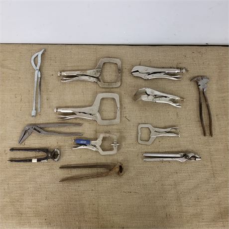 Assorted Locking & Specialty Pliers