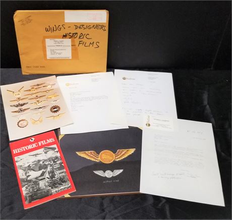 Collectible Vintage Aviation Wing Designers & Historic Films