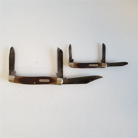 2 Old Timer Folding Knives