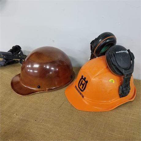 2 Hard Hats (One New)