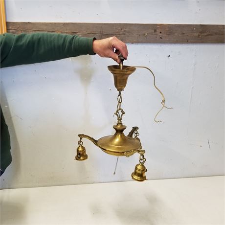 Vintage Brass Light Fixture