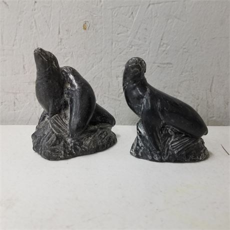 Hand Carved Seal Sculptures