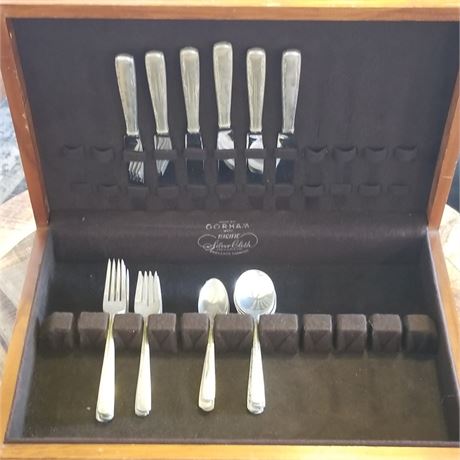 Approx 800gr.Sterling Silver (marked sterling) Vintage Gorham Silverware and Box