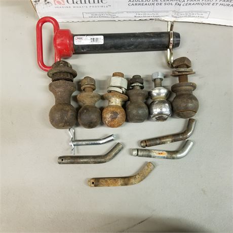 Assorted Towing Balls & Hitch Pins