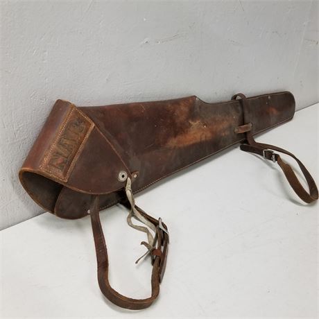 Leather Rifle Scabbard...36"