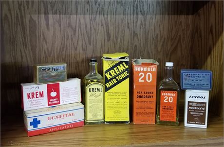 Vintage Collectible Apothecary Items (New Old Stock)