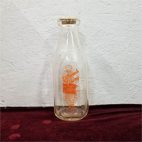 Vintage Decorah Dairy Bottle