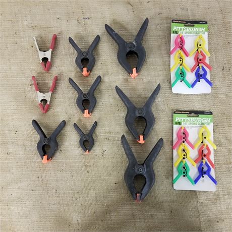 Assorted Spring Clamps