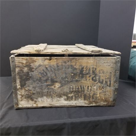 Vintage Wood Crate from White Sulphur Springs MT.
