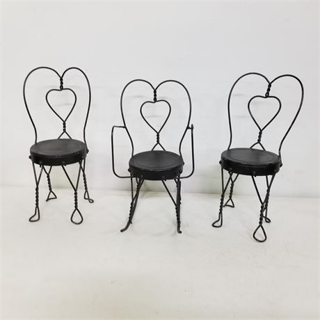 3 Doll's Parlor Chairs