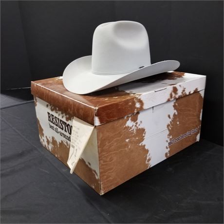 Nice Resistol 5X Cowboy Hat - Size 7 1/4