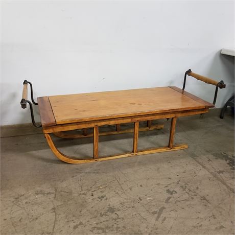 Very Cool Vintage Sled/Bench - 50x21x15