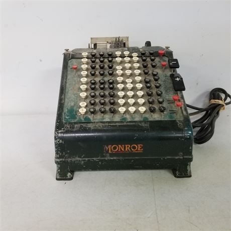 Vintage Monroe Adding Machine (not complete)