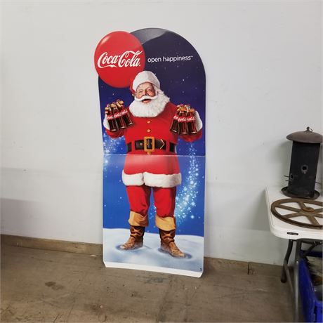 74" Tall Coca-Cola Santa Advert