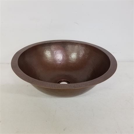 15" Copper Vessel Sink