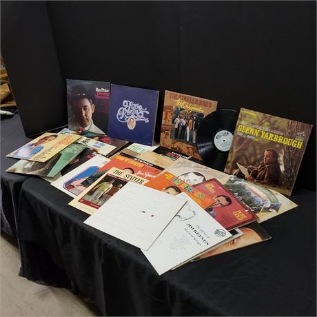 Assorted Vinyl LP Records (bin not included)