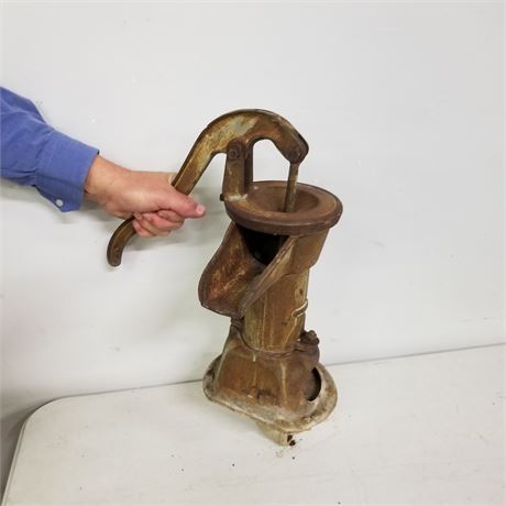 Weathered Outdoor Hand Pump