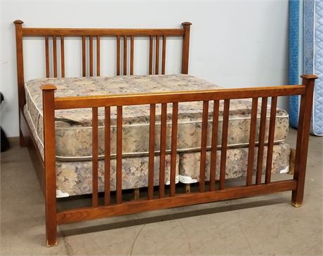 High Quality Basset King Bed w/ King Koil Mattress